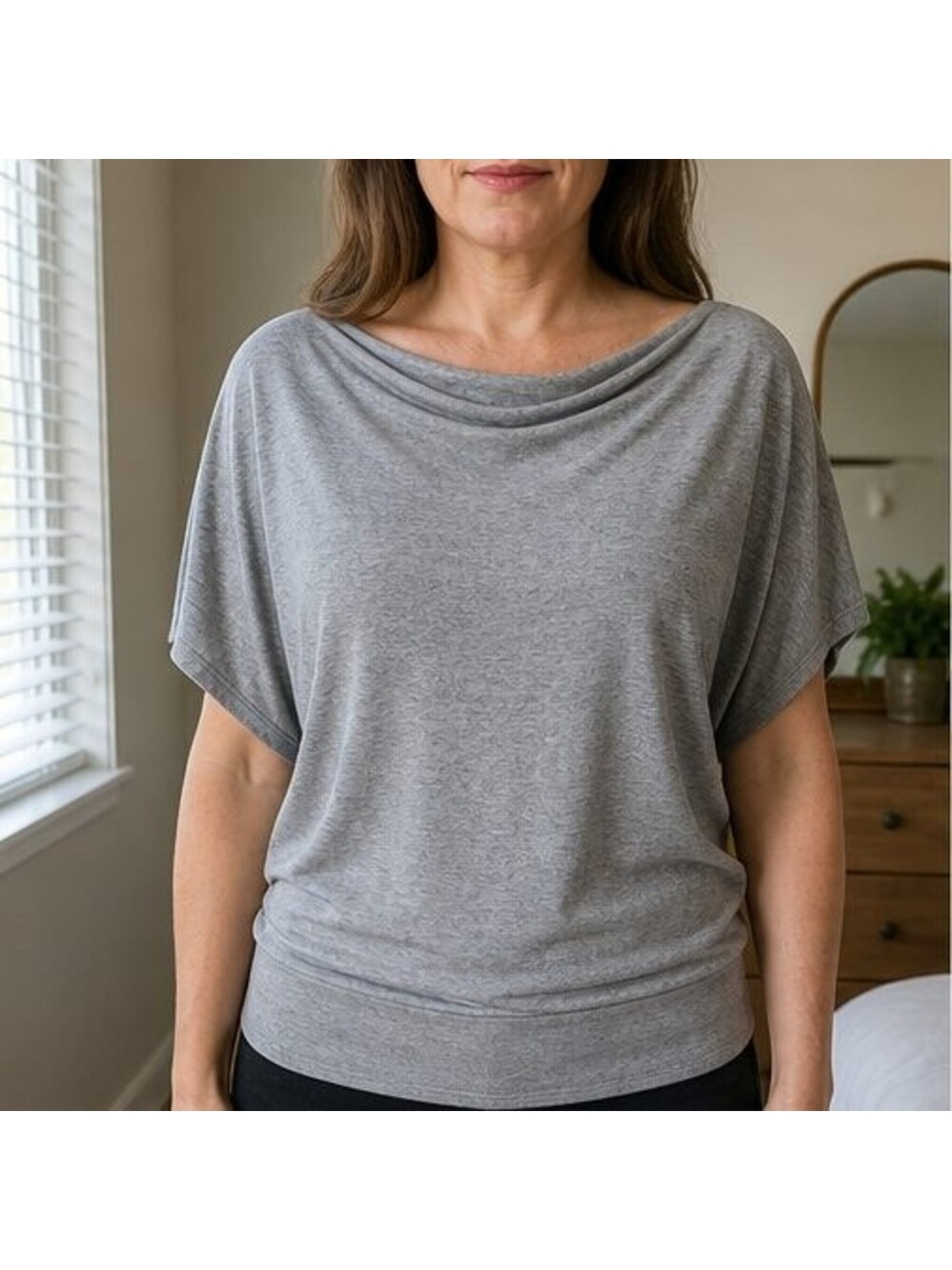 Gray Tunic Blouse